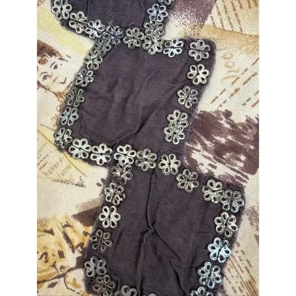 Y2K European Kaiais Sleeveless top With Patchwork Details And Tiger Print Size S - Picture 5 of 7